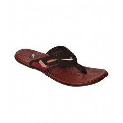 Nike Maroon And Black Flip Flop Slipper